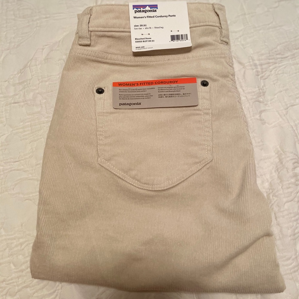 NWT Brand new Patagonia Corduroy pants